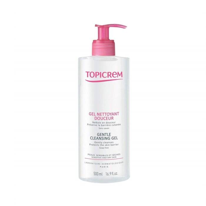 Topicrem Hydra+ Gentle Cleansing Gel 500 ml - 1