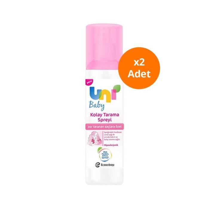 Uni Baby Kolay Tarama Spreyi 200 ml 2'li Paket - 1