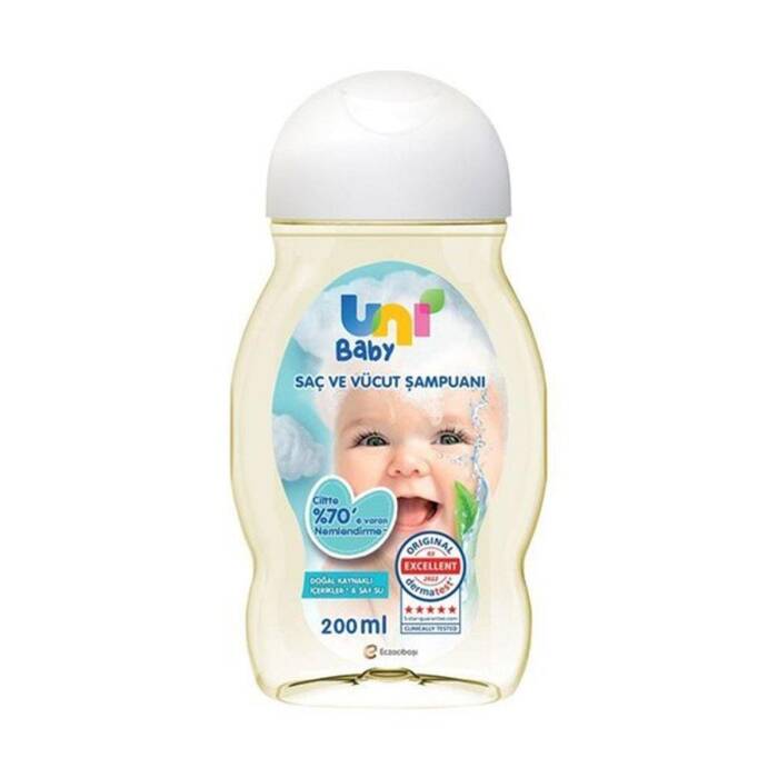 Uni Baby Saç ve Vücut Şampuanı 200 ml - 1