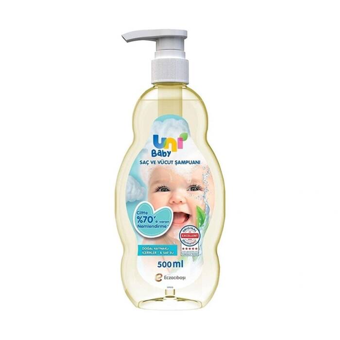 Uni Baby Saç ve Vücut Şampuanı 500 ml - 1