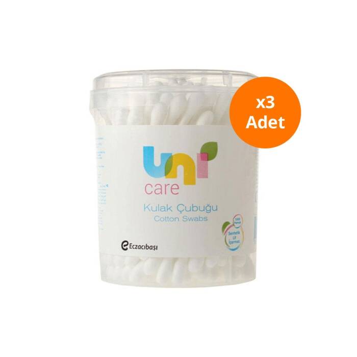 Uni Care Kulak Çubuğu 100'lü x3 Paket - 1