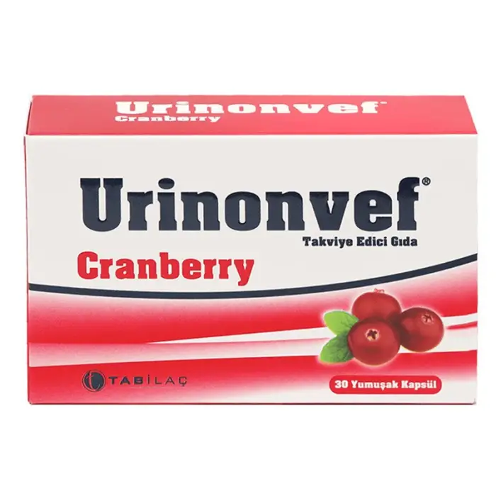 Urinonvef Cranberry 30 Yumuşak Kapsül - 1