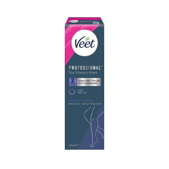 Veet Professional Bacak & Vücut Bölgesi Tüy Dökücü Krem 100 ml - 1