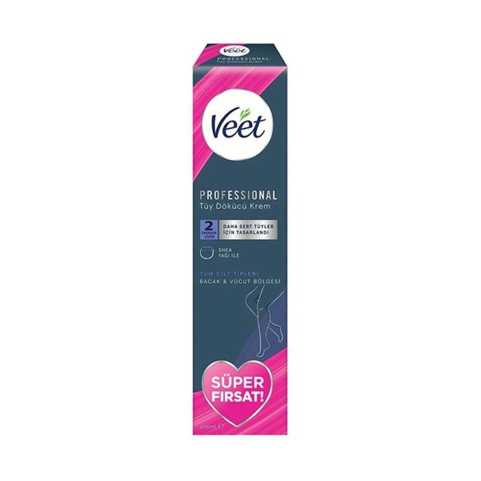 Veet Professional Bacak & Vücut Bölgesi Tüy Dökücü Krem 200 ml - 1