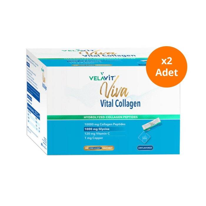 Velavit Viva Vital Collagen 30 Saşe x2 Adet - 1