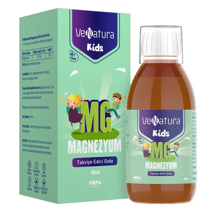 VeNatura Kids Magnezyum Takviye Edici Gıda 100 ml - 1