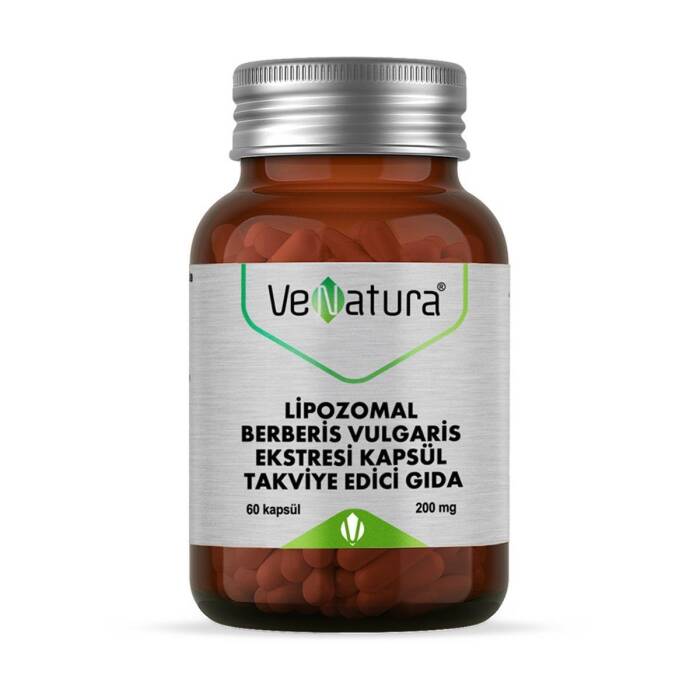 VeNatura Lipozomal Berberis Vulgaris Ekstresi Kapsül Takviye Edici Gıda 60 Kapsül - 1