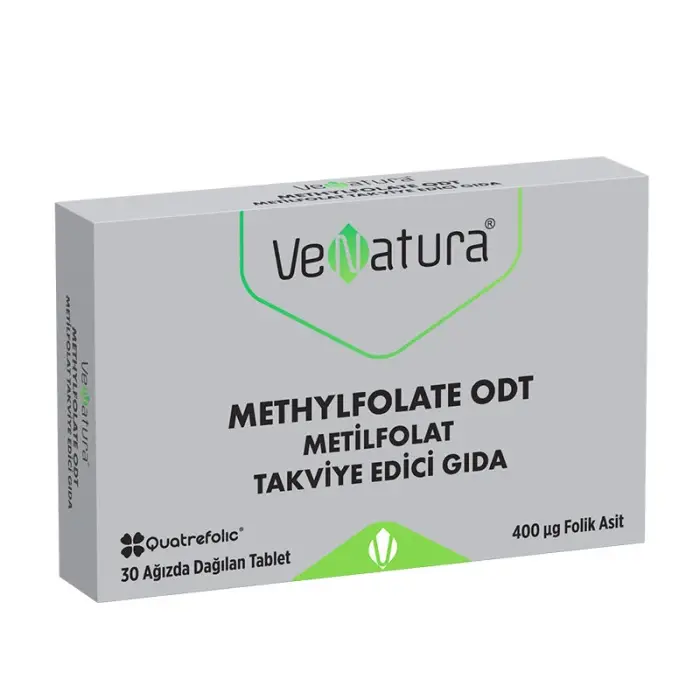 VeNatura Metilfolat ODT Metilfolat Takviye Edici Gıda 30 Ağızda Dağılan Tablet - 1