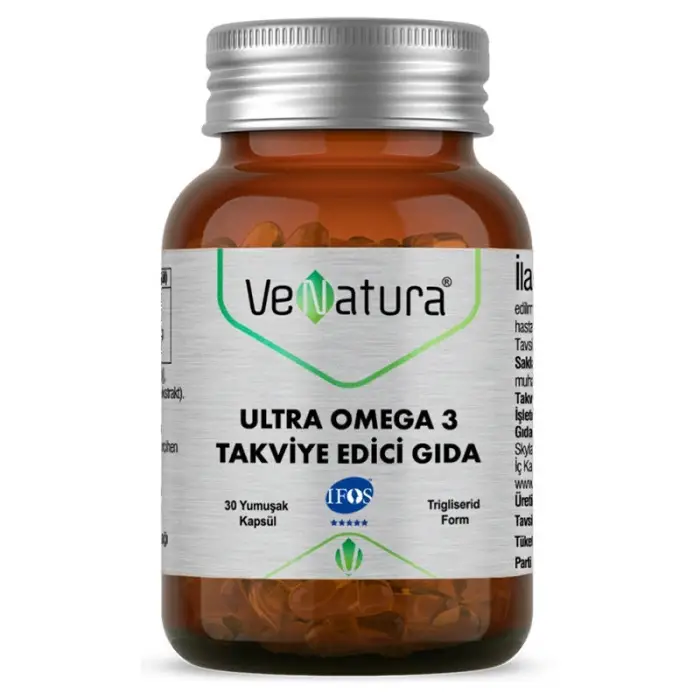 VeNatura Ultra Omega 3 Takviye Edici Gıda 30 Yumuşak Kapsül - 1