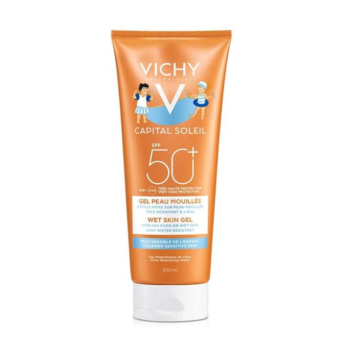 Vichy Capital Soleil SPF50 Yüz ve Vücut Sütü 200 ml - Çocuk - 1