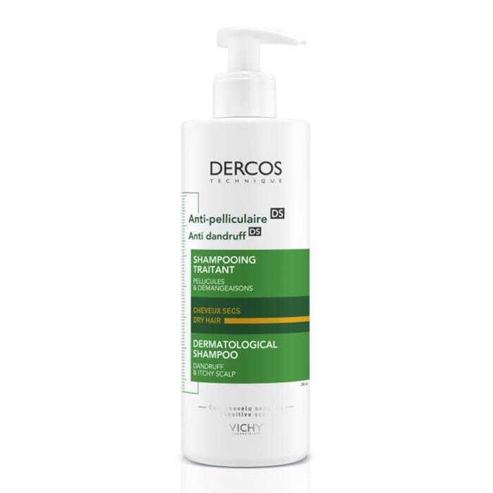 Vichy Dercos Anti-Dandruff Kuru Saçlar İçin Kepek Karşıtı Bakım Şampuanı 390 ml - 1