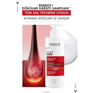 Vichy Dercos Energisant Dökülme Karşıtı Bakım Şampuanı 400 ml - 2