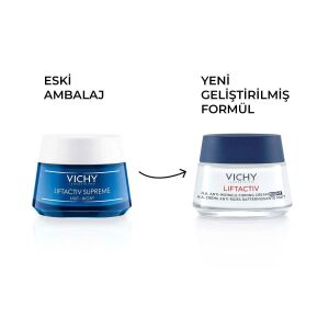 Vichy Liftactiv Supreme Night Kırışıklık Karşıtı Gece Bakım Kremi 50 ml - 2