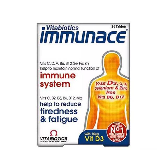 Vitabiotics Immunace 30 Film Tablet - 1