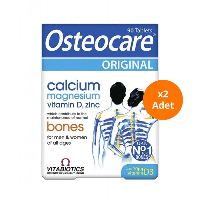 Vitabiotics Osteocare 90 Tablet 2'li Paket - 1