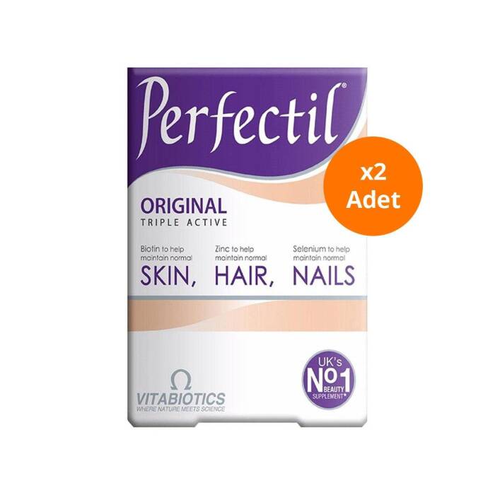 Vitabiotics Perfectil Skin Hair Nails 30 Tablet x2 Adet - 1