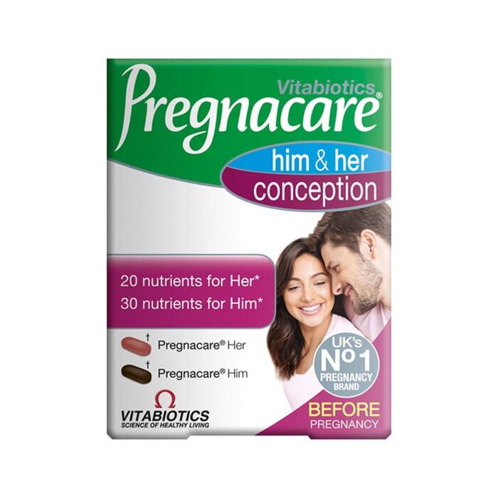 Vitabiotics Pregnacare Him & Her Conception 60 Tablet - 1