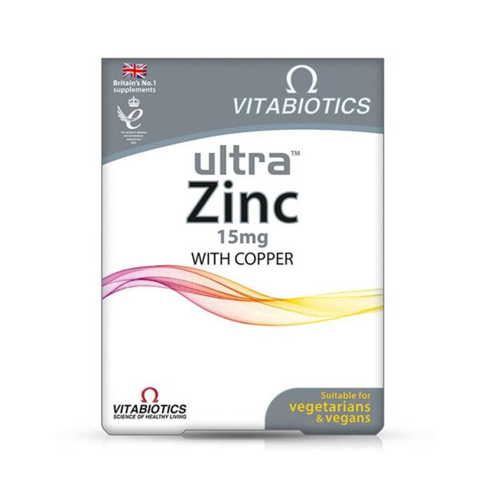 Vitabiotics Ultra Zinc 15 mg With Copper 60 Tablet - 1