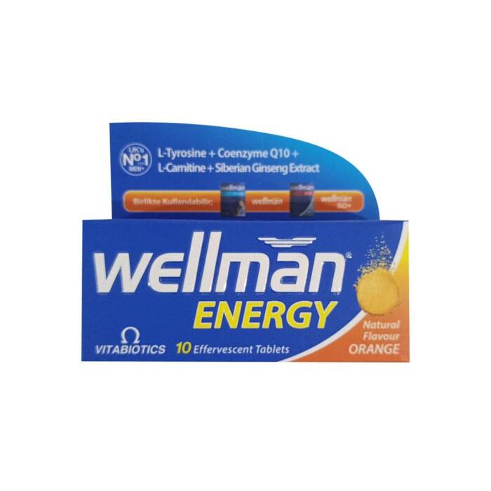 Vitabiotics Wellman Energy 10 Efervesan Tablet - 1