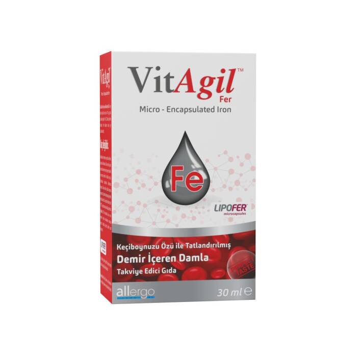 VitAgil Fer Demir Damla 30 ml Demir Takviyesi - 1