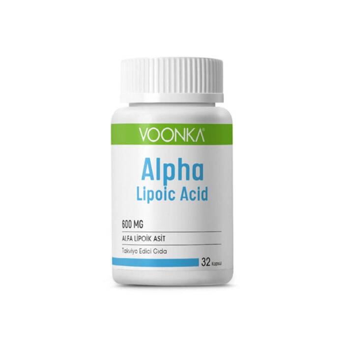 Voonka Alpha Lipoic Acid 600 mg 32 Kapsül - 1