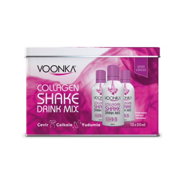 Voonka Beauty Collagen Shake Drink Mix 15 x 50 ml - 1