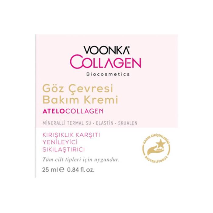 Voonka Biocosmetics Atelocollagen Göz Çevresi Bakım Kremi 25 ml - 1