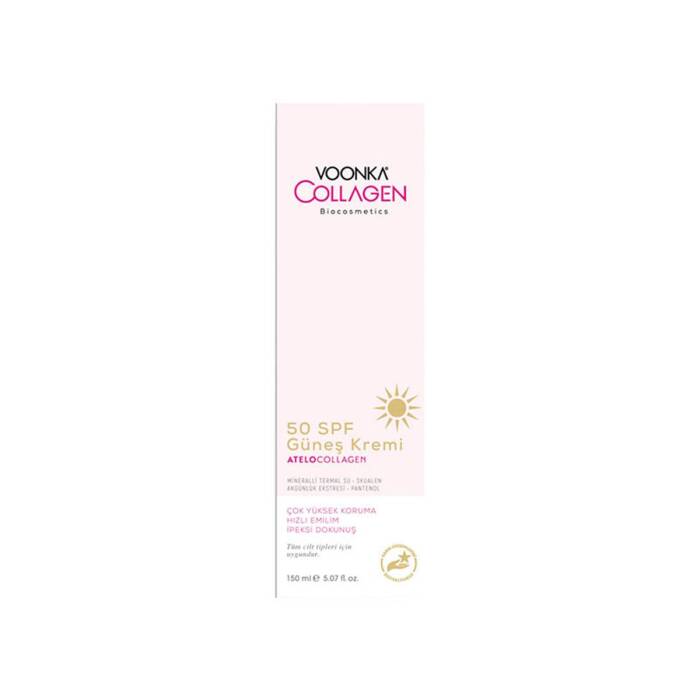 Voonka Biocosmetics Atelocollagen SPF50 Güneş Kremi 150 ml - 1