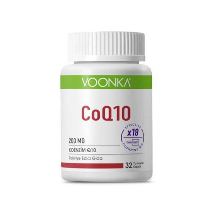 Voonka Co-Q10 200 mg 32 Yumuşak Kapsül - 1