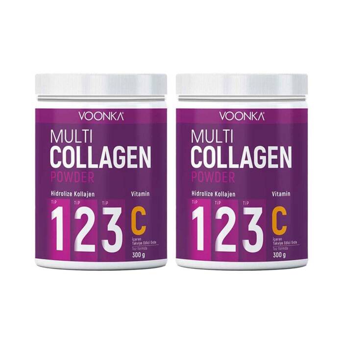 Voonka Multi Collagen Powder 300 gr x 2 Adet - 1