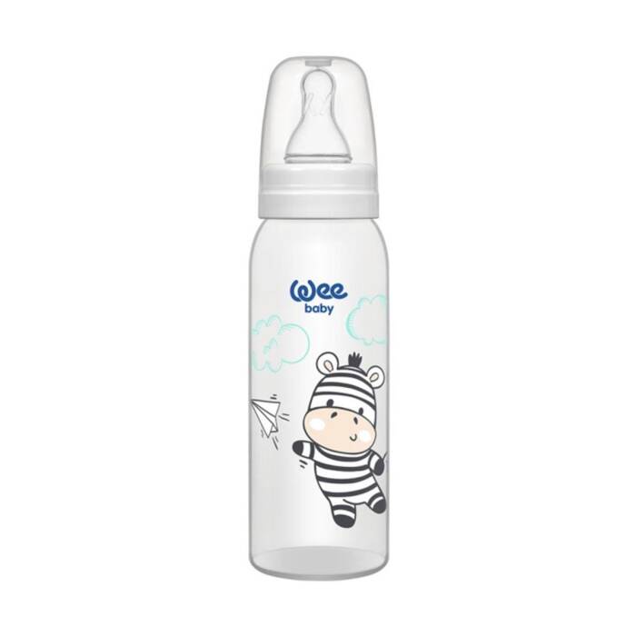 Wee Baby Klasik PP Biberon 250 ml 0-6 Ay Beyaz - 1