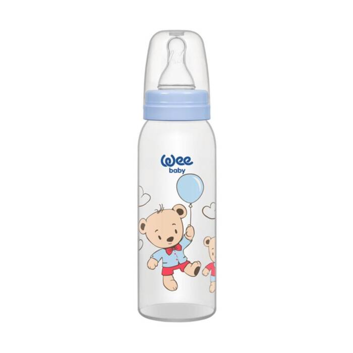 Wee Baby Klasik PP Biberon 250 ml 0-6 Ay Mavi - 1