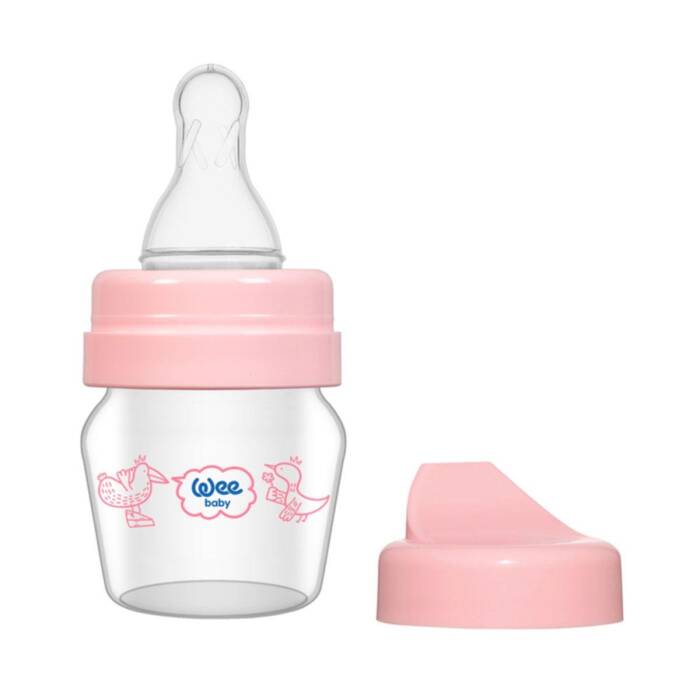 Wee Baby Mini Cam Alıştırma Bardağı Seti 30 ml 0-6 Ay Pembe - 1