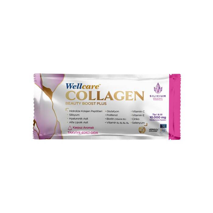 Wellcare Collagen Beauty Boost Plus 10.000 mg Karpuz Aromalı 30 Saşe - 2