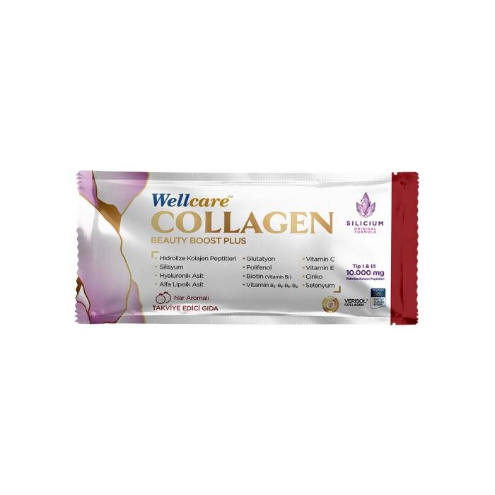 Wellcare Collagen Beauty Boost Plus 10.000 mg Nar Aromalı 30 Saşe - 2