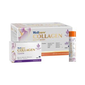 Wellcare Collagen Beauty Plus 5500 mg Frenk Üzümü & Portakal Likit 30 Tüp x 40 ml - 1