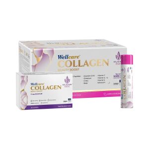 Wellcare Collagen Beauty Plus 5.500 mg Karpuz & Nane Aromalı Likit Form 30 Tüp x 40 ml + 30 Kapsül - 1