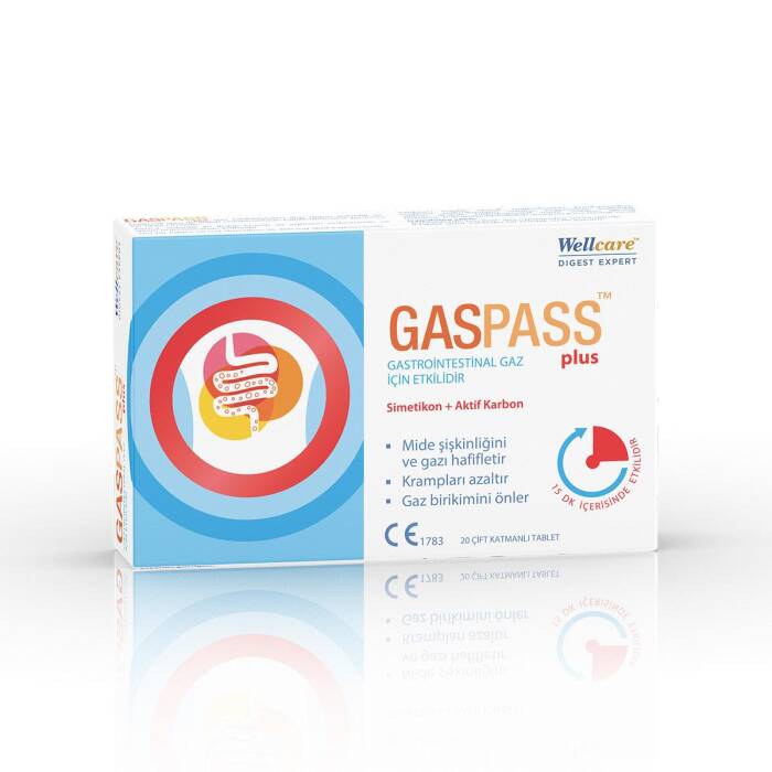 Wellcare Gaspass Plus 20 Tablet - 1