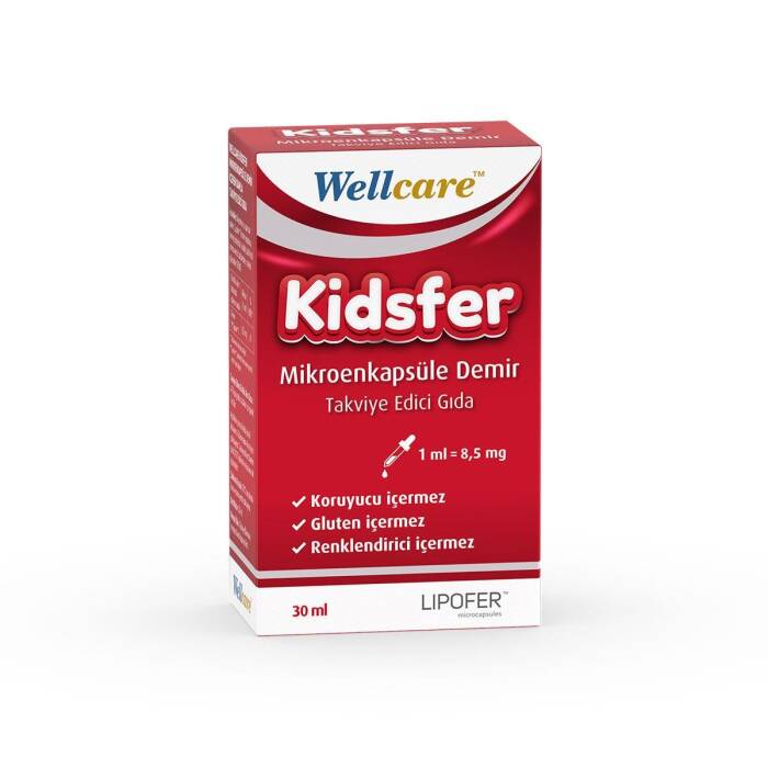 Wellcare Kidsfer Mikroenkapsüle Demir Damla 30 ml - 1