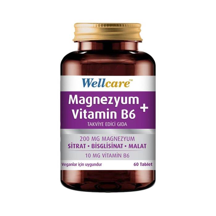 Wellcare Magnezyum + Vitamin B6 60 Tablet - 1