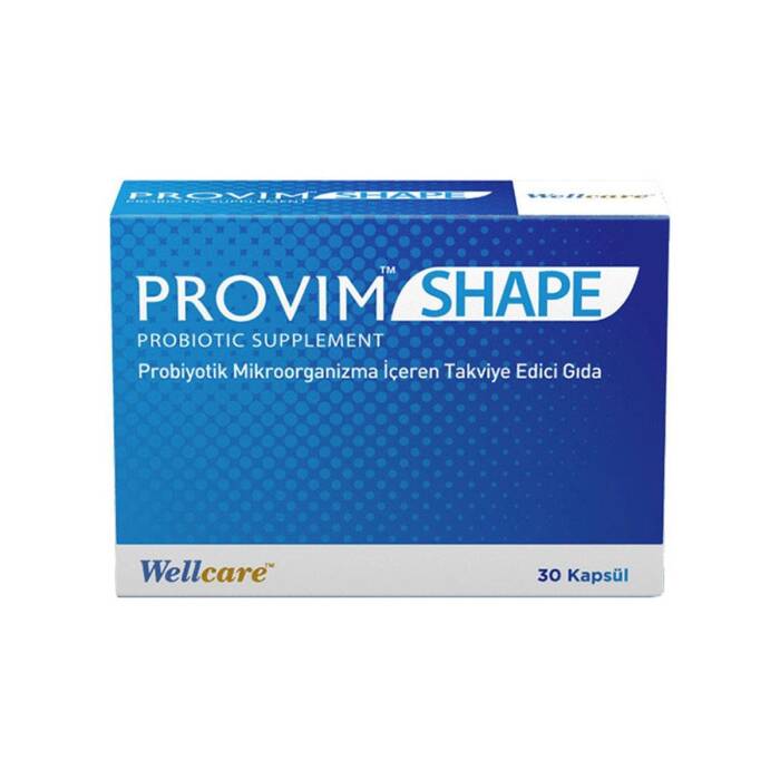 Wellcare Provim Shape Probiyotik Takviye Edici Gıda 30 Kapsül - 1