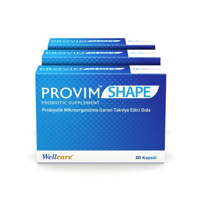 Wellcare Provim Shape Probiyotik Takviye Edici Gıda 30 Kapsül - 3 Al 2 Öde - 1