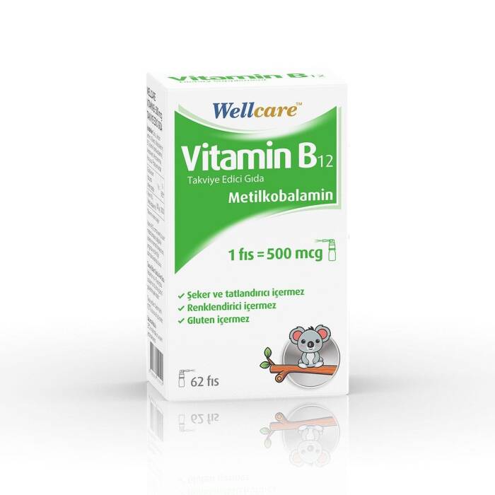 Wellcare Vitamin B12 Metilkobalamin 500 mcg Sprey 5 ml - 1