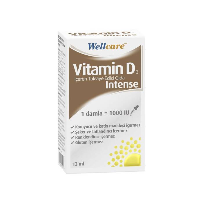 Wellcare Vitamin D3 Intense 1000 IU 12 ml - 1