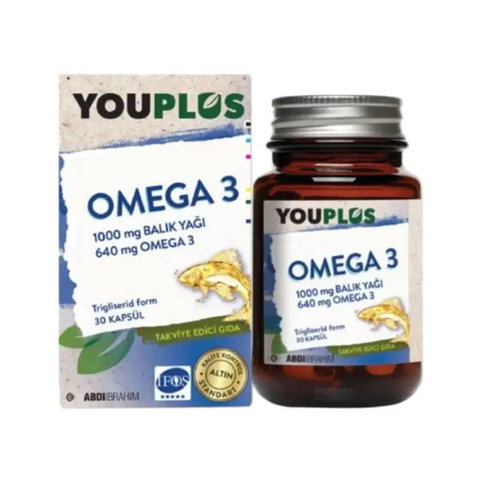 Youplus Daily 1000 mg Omega-3 30 Kapsül - 1