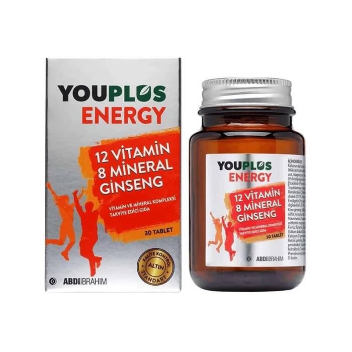 Youplus Energy Vitamin ve Mineral Kompleksi 30 Tablet - 1